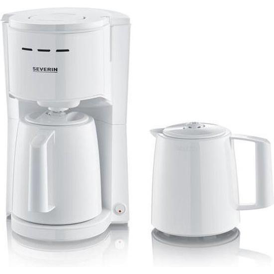 Severin KA 9256 - Filter koffiezetapparaat - 2 kannen - wit, Witgoed en Apparatuur, Koffiezetapparaten, Verzenden