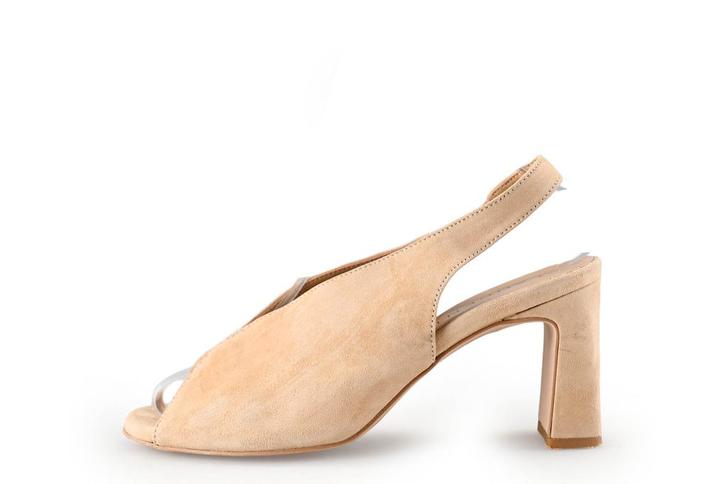 Laurent David slingbacks in maat 39 Beige | 10% korting, Kleding | Dames, Schoenen, Beige, Zo goed als nieuw, Verzenden