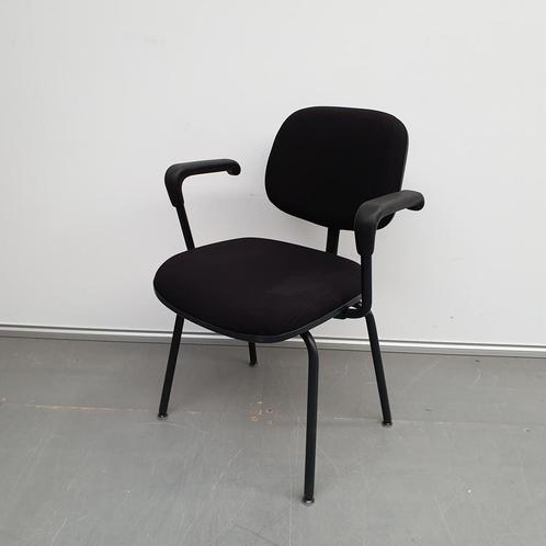 Ahrend Cirkel vergaderstoel - zwarte stof, Verzamelen, Retro, Ophalen of Verzenden