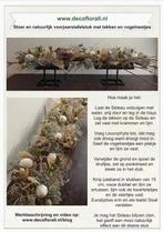 Stoer en sober voorjaarstafelstuk met sideau takken nestjes, Ophalen of Verzenden, Nieuw