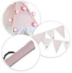 Premium Tipi Speeltent - Roze katoen met comfortabele mat..., Ophalen of Verzenden, Nieuw
