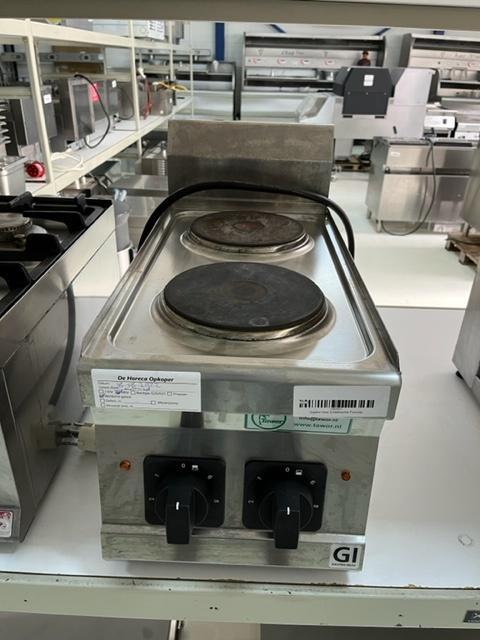 Gastro-Inox 600 Trendline elektrische kookplaat, 2 kookzones, Zakelijke goederen, Horeca | Keukenapparatuur, Ophalen of Verzenden