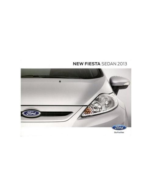 2013 FORD FIESTA SEDAN BROCHURE BRAZILIË, Boeken, Auto's | Folders en Tijdschriften, Ford