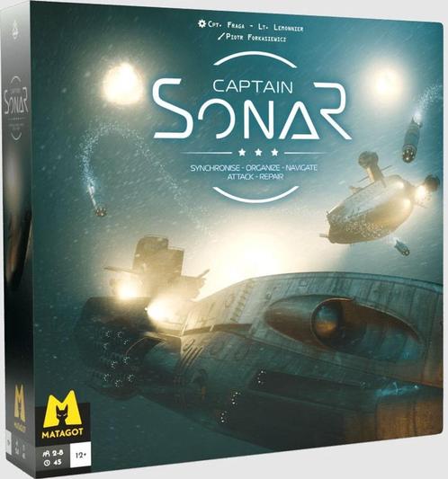 Captain Sonar | Matagot - Gezelschapsspellen, Hobby en Vrije tijd, Gezelschapsspellen | Bordspellen, Nieuw, Verzenden