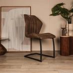 Eetkamerstoel Peter - Taupe - Microvezel, Huis en Inrichting, Stoelen, Verzenden, Nieuw