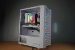 Witte RGB Game PC // Intel 10-Core // RX480 // 16GB DDR4, Computers en Software, Maintake, 256GB, Virtual Reality, Refurbished