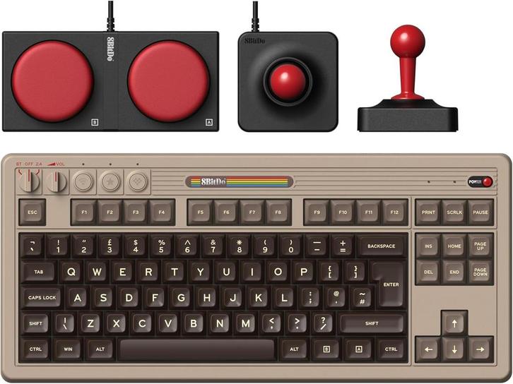 8BitDo Mechanical Keyboard C64 edition ISO, Spelcomputers en Games, Games | Pc, Verzenden