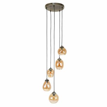 2dekans | Bemade Furniture Hanglamp 5L getrapt mix / beschikbaar voor biedingen