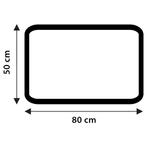 Badmat Differnz Relax 50x80 cm Microfiber Grijs, Nieuw, Ophalen of Verzenden