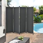 Tuinscherm scheidingswand zonwering 170x215 cm donkergrijs, Verzenden, Nieuw