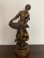 Figuur - Winobranie Par A-J Scotte (1885-1905) -, Antiek en Kunst, Antiek | Keramiek en Aardewerk