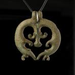 Oud-Romeins Brons Legionair Pelta-amulet