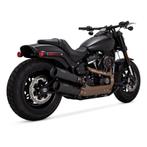 Vance & Hines HD Softail 18-22 Fatbob Hi-Output S/O Black, Ophalen of Verzenden, Nieuw
