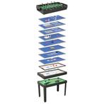 Multispeeltafel 15-in-1 , Zwart - OP = OP! Topdeal!, Vijf spelers of meer, Ophalen of Verzenden, Nieuw, Reisspel