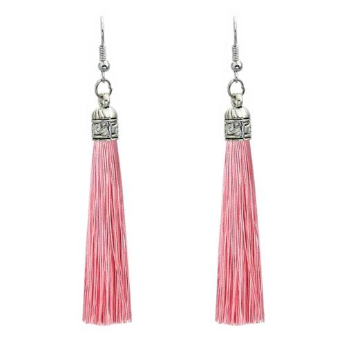 Fako Bijoux® - Oorbellen - Kwast Romania - Roze, Sieraden, Tassen en Uiterlijk, Oorbellen, Verzenden