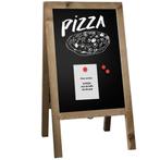 Magnetisch Krijtstoepbord Steigerhout 46x80 cm, Zakelijke goederen, Kantoor en Winkelinrichting | Kantoormeubilair en Inrichting