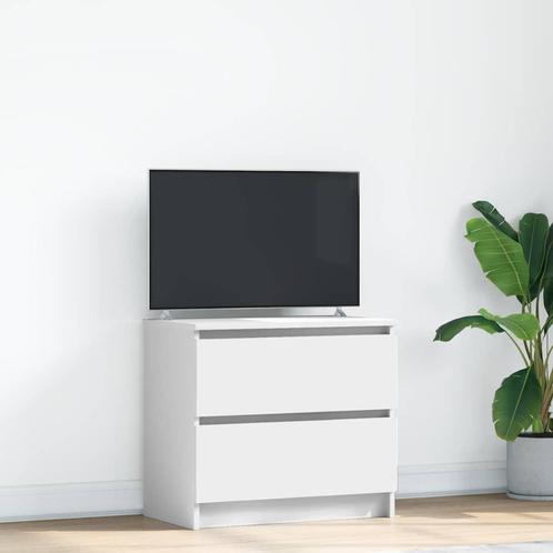 vidaXL Tv-meubel 60x35x54 cm bewerkt hout wit, Huis en Inrichting, Kasten | Televisiemeubels, Nieuw, Overige houtsoorten, Verzenden