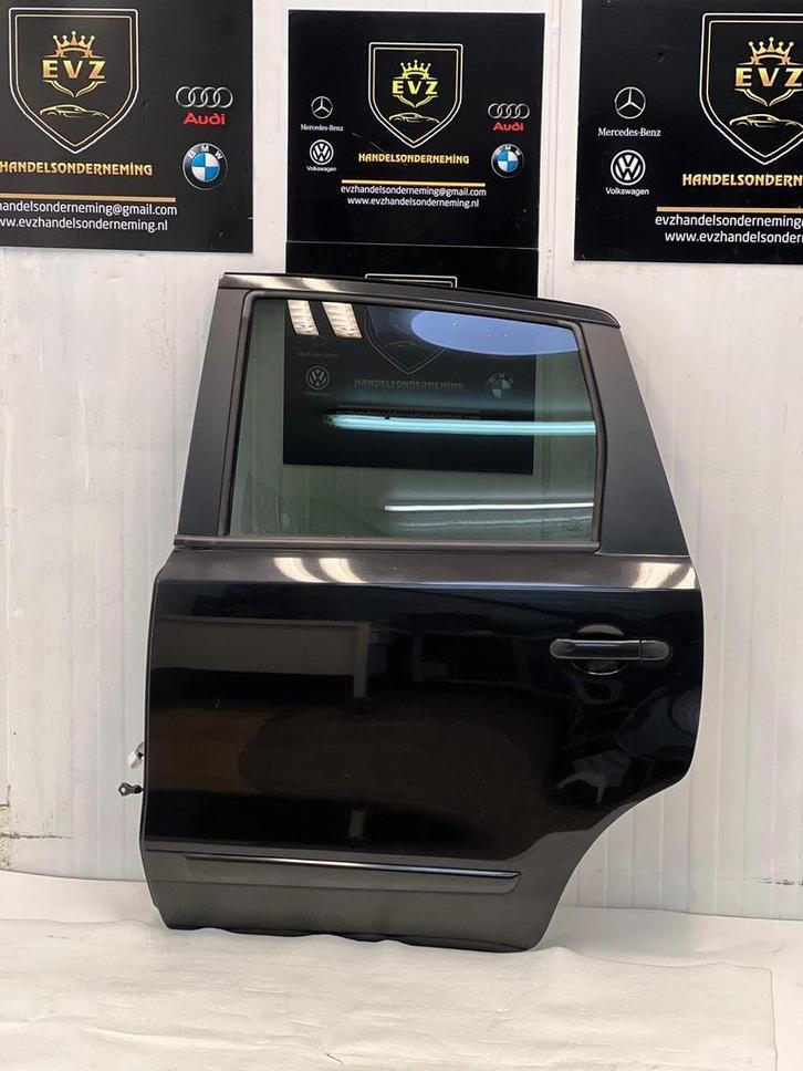 Nissan Note portier 4-deurs links achter deur bj.2010 zwart, Auto-onderdelen, Carrosserie en Plaatwerk, Gebruikt, Nissan, Achter