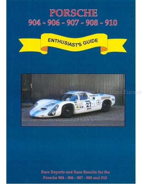 PORSCHE 904, 906, 907, 908, 910, ENTHUSIASTS GUIDE, Boeken, Auto's | Boeken, Porsche