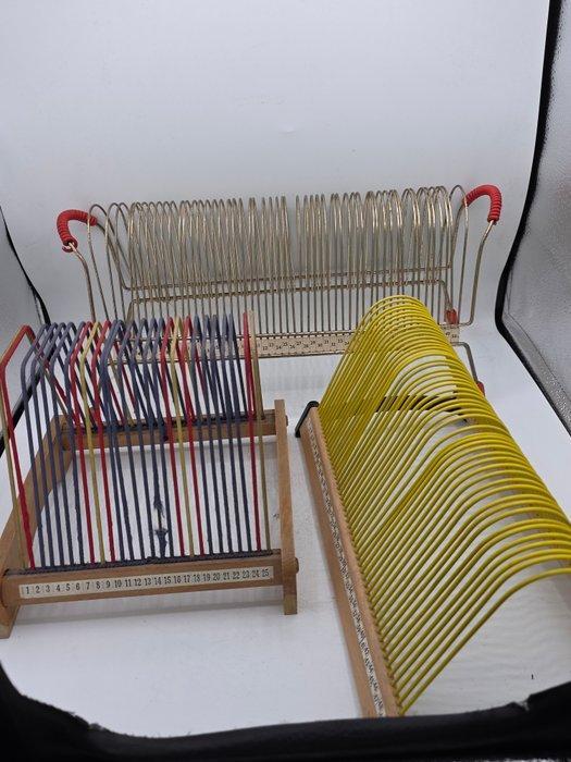 Rek (3) - Metaal, Plastic, Hout - Vinyl, Antiek en Kunst, Curiosa en Brocante