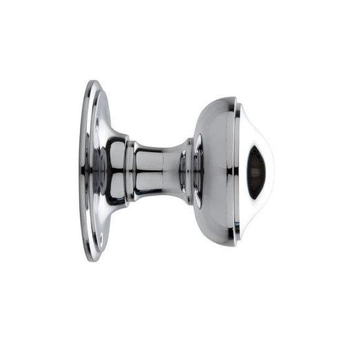 Deurknop 80mm - Rond draaibaar nikkel, Doe-het-zelf en Verbouw, Hang- en Sluitwerk, Overige typen, Nieuw, Overige materialen, Ophalen of Verzenden