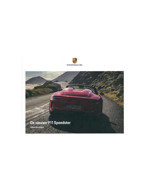 2019 PORSCHE 911 SPEEDSTER HARDCOVER BROCHURE NEDERLANDS, Boeken, Auto's | Folders en Tijdschriften, Porsche