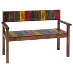 vidaXL Eetkamerstoelen 4 st massief gerecycled hout, Verzenden, Nieuw