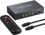 DrPhone 4x1 Digitale optische audio SPDIF Toslink – Glasveze, Verzenden, Nieuw