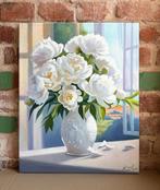 Hanna Kozachuk (XX-XXI) - White peonies, Antiek en Kunst