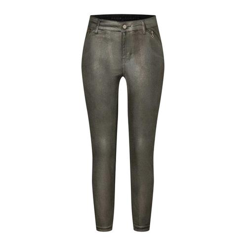 MAC • grijze metalic Dream Skinny jeans • 34, Kleding | Dames, Broeken en Pantalons, Grijs, Nieuw, Maat 34 (XS) of kleiner, Verzenden