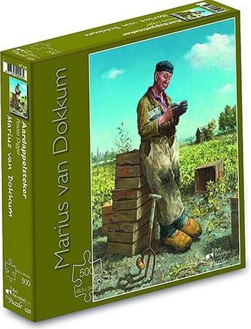 Marius van Dokkum - Aardappelsteker Puzzel (500 stukjes) |, Hobby en Vrije tijd, Denksport en Puzzels, Nieuw, Verzenden