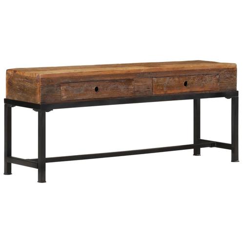 vidaXL Tv-meubel 110x30x46 cm massief gerecycled hout, Huis en Inrichting, Kasten | Televisiemeubels, 25 tot 50 cm, Nieuw, Overige houtsoorten