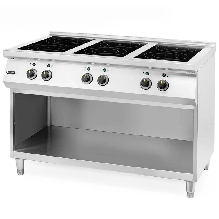 Inductiefornuis | 6 Kookpunten | 25.5kW (400V) | Open, Zakelijke goederen, Horeca | Keukenapparatuur, Nieuw in verpakking, Verzenden