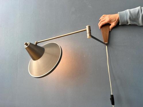 Vintage Flexible Philips Swing Arm Swivel Wall Lamp, Huis en Inrichting, Lampen | Wandlampen, Nieuw, Ophalen of Verzenden