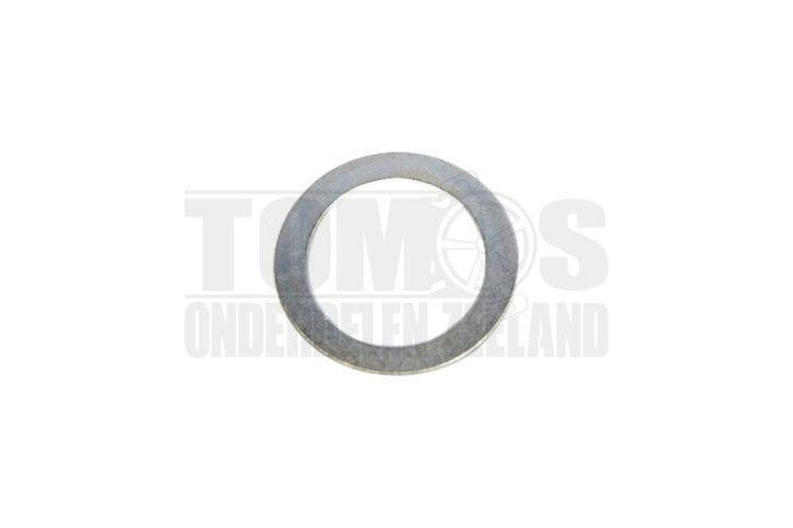 Tomos Balhoofdmoer opvulring 0.5mm voor voorvork, Fietsen en Brommers, Brommeronderdelen | Algemeen, Nieuw, Ophalen of Verzenden