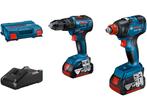 BOSCH BLAUW COMBOPACK GSB 18V-55 ACCU, Verzenden, Nieuw