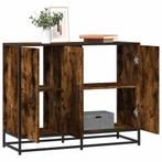 vidaXL Dressoir 94x35x76 cm bewerkt hout gerookt, Huis en Inrichting, Kasten | Dressoirs, Verzenden, Nieuw, Overige houtsoorten