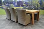Darwin Krista dining tuinset 240x100xH77,5 cm 7-delig grijs, Tuin en Terras, Ophalen of Verzenden, Nieuw