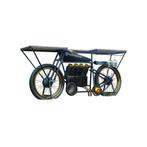 Unieke Motorfiets Side Table, met wijnrek, bartafel, Ophalen of Verzenden, Nieuw