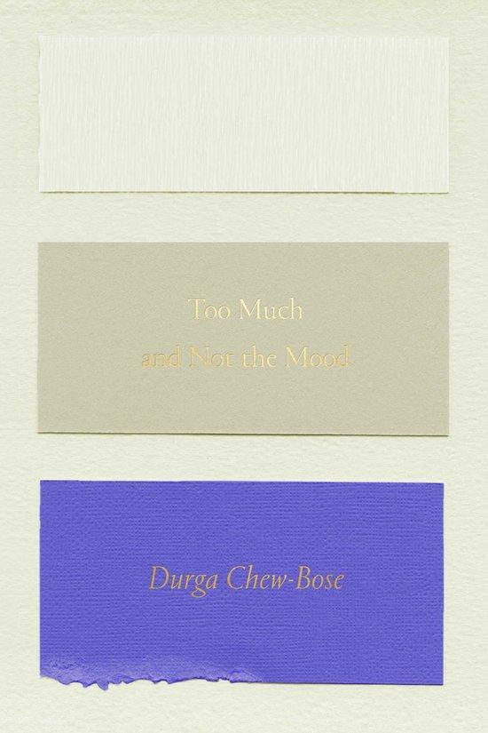 9780374535957 Too Much and Not the Mood Durga Chew-Bose, Boeken, Studieboeken en Cursussen, Nieuw, Verzenden