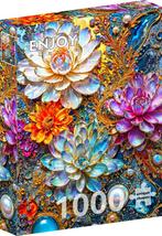 Pearlescent Waterlilies Puzzel (1000 stukjes) | Enjoy Puzzle, Verzenden, Nieuw