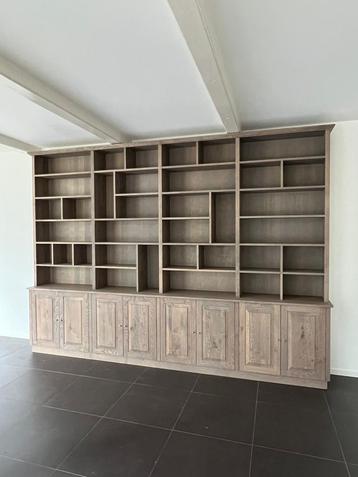 Grote boekenkast model Mark | Geheel eiken | Elke afmetingen beschikbaar voor biedingen