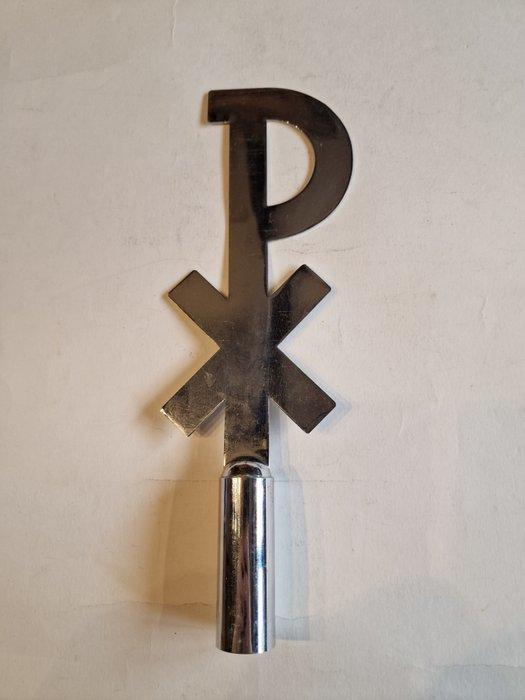 Staf - Verzilverd - Processie staf PAX, Antiek en Kunst, Kunst | Niet-Westerse kunst