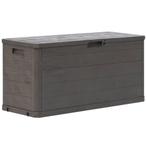 Tuinbox 280L Bruin - Retourdeal - Kussens opbergen! 35% K..., Tuin en Terras, Ophalen of Verzenden, Nieuw, Kunststof, Overige typen
