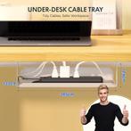 Zit sta bureau - Elektrisch - Verstelbaar - 120x60 cm - Wit, Huis en Inrichting, Bureaus, Verzenden, Zo goed als nieuw