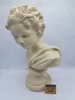 Jong meisje - Buste, M - 40 cm - Gips - 1950, Antiek en Kunst