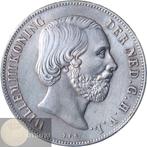 Nederland. Willem III. 1 Gulden 1854 KWALITEIT, Postzegels en Munten