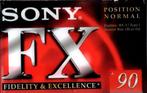 Sony FX90 90 Minuten Audio Cassette Type I Ferric (Nieuw), Verzenden, Nieuw