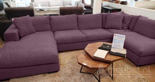U-Bankstel Sloterdijk - loungebanken - Paars, Huis en Inrichting, Banken | Sofa's en Chaises Longues, Nieuw, Stof