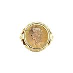 Gouden vintage munt ring 14 krt, Ophalen of Verzenden, Nieuw